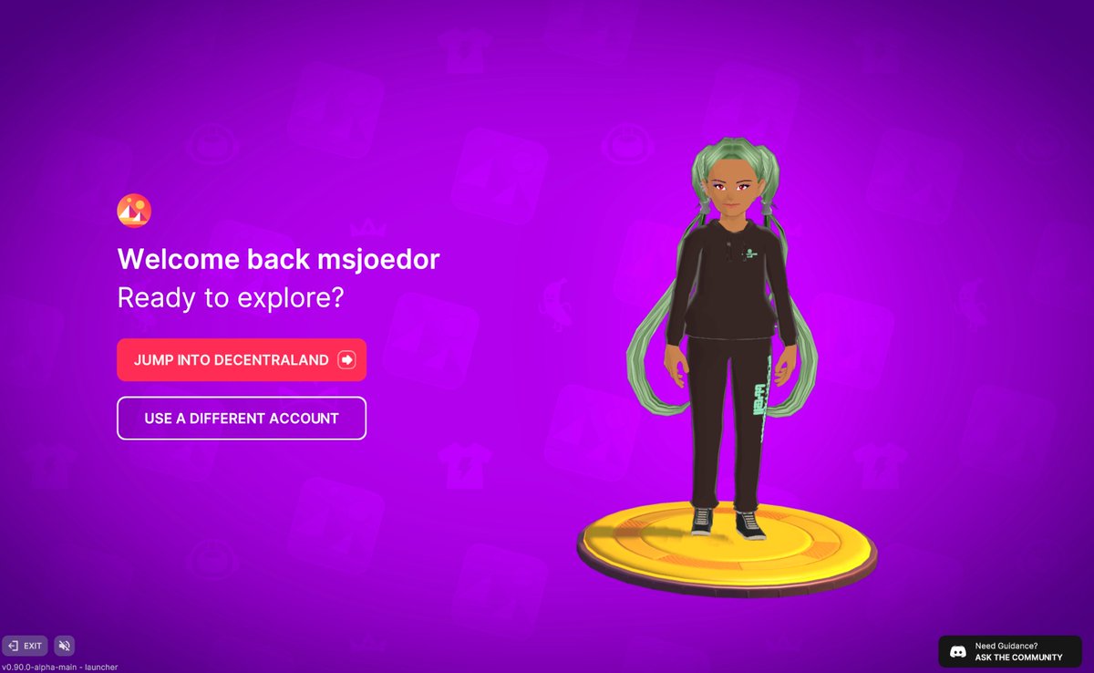 gm gm💫

Getting ready to dive into Decentraland Art Week, starting tomorrow. Learning some things for the <a href="/shefiorg/">shefi.eth (💫,💫)</a> community and building out a little art gallery.

Any tips on using the Creator Hub's templates? <a href="/decentraland/">Decentraland</a>