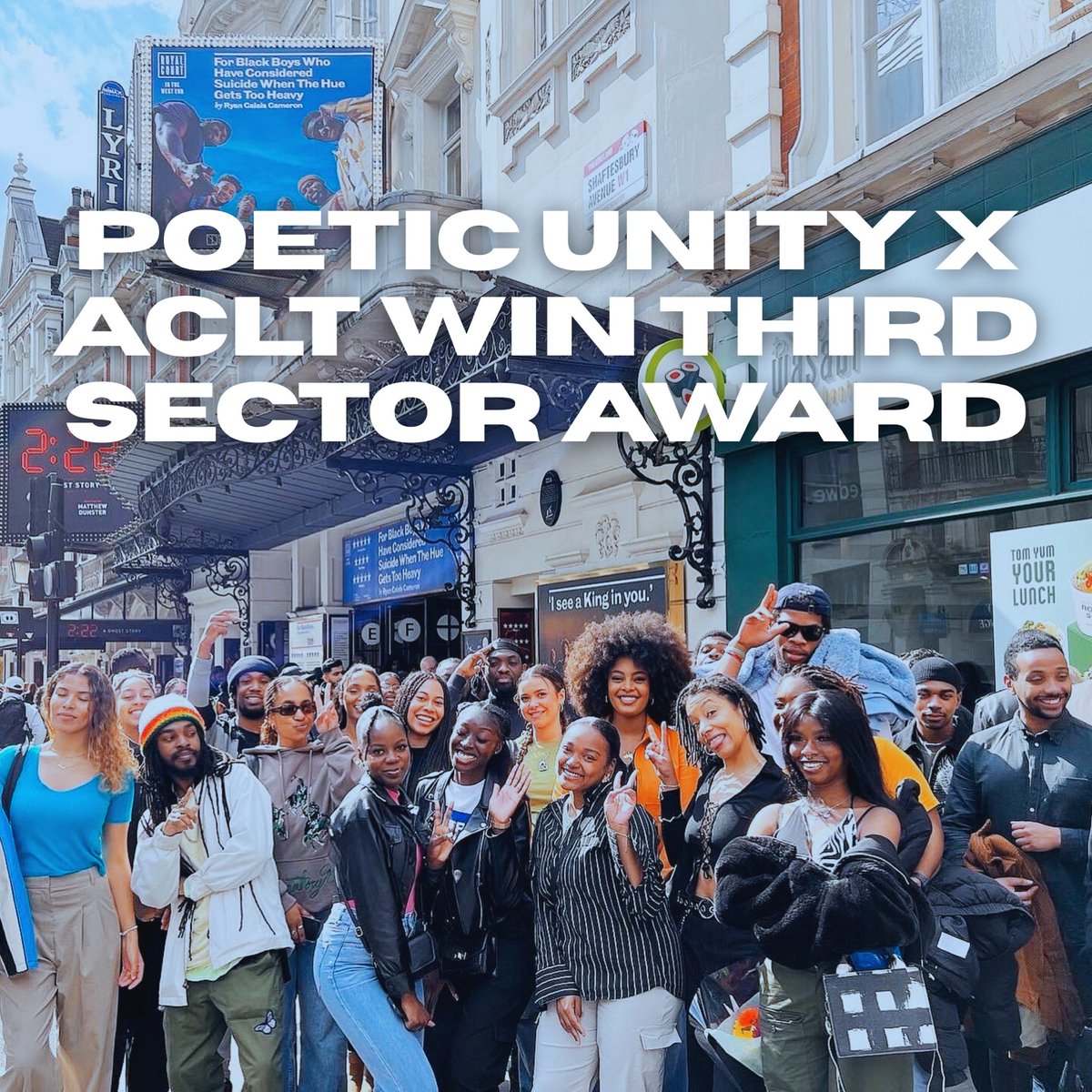 We are excited to share that Poetic Unity has won a 2025 Third Sector award 🏆 🎉

Poetic Unity in partnership with <a href="/acltcharity/">ACLT Charity</a> put together the ‘Turning Pain into Purpose’ campaign last year raising awareness of how Sickle Cell affects young Black people through poetry.