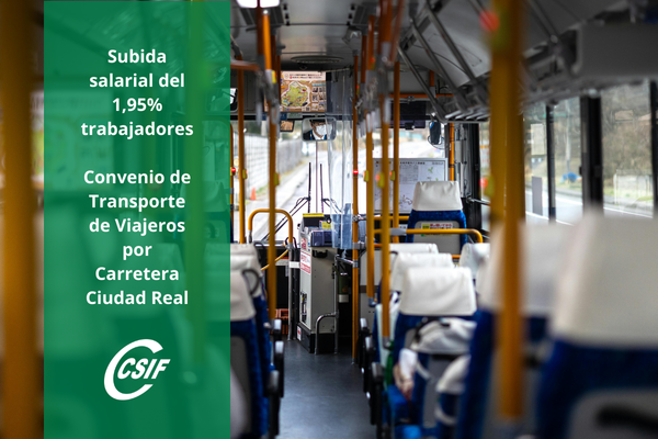 CSIFCIUDADREAL's tweet image. 👉 Cerca de un millar de trabajadores se beneficiarán de la subida salarial del 1,95% alcanzada por CSIF Ciudad Real en el nuevo Convenio de Transporte de Viajeros por Carretera publicado hoy 🚌

#CSIFsítedefiende 💚 #csifsiempreatulado

csif.es/es/articulo/ci…