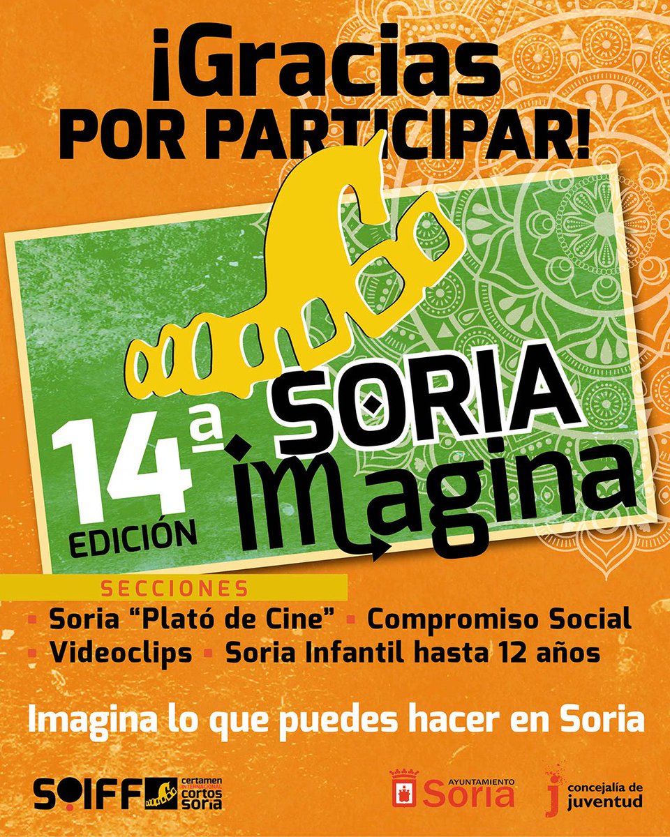 A todos y todas las realizadoras que han hecho posible #SORIANIMAGINA25  .......

                 🇲‌🇮‌🇱‌    🇬‌🇷‌🇦‌🇨‌🇮‌🇦‌🇸‌

<a href="/Ayto_Soria/">Ayuntamiento de Soria</a>  <a href="/cjuventudsoria/">Concejalía Juventud</a> 

#eligesoria #eligecine #eligecorto