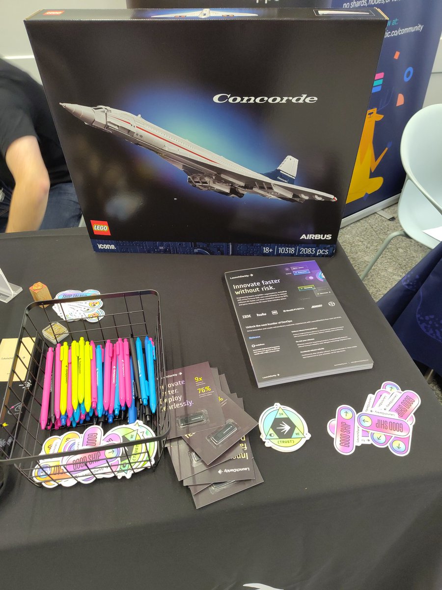 DNSandilands's tweet image. @LaunchDarkly are live @DevOpsDaysLDN come and see us and talk about guarded feature flags, experimentation and AI configs.
See live demos, enter our raffle for the @LEGO_Group concorde model, @Bose headphones and grab your socks and stickers :-)
#devopsdays