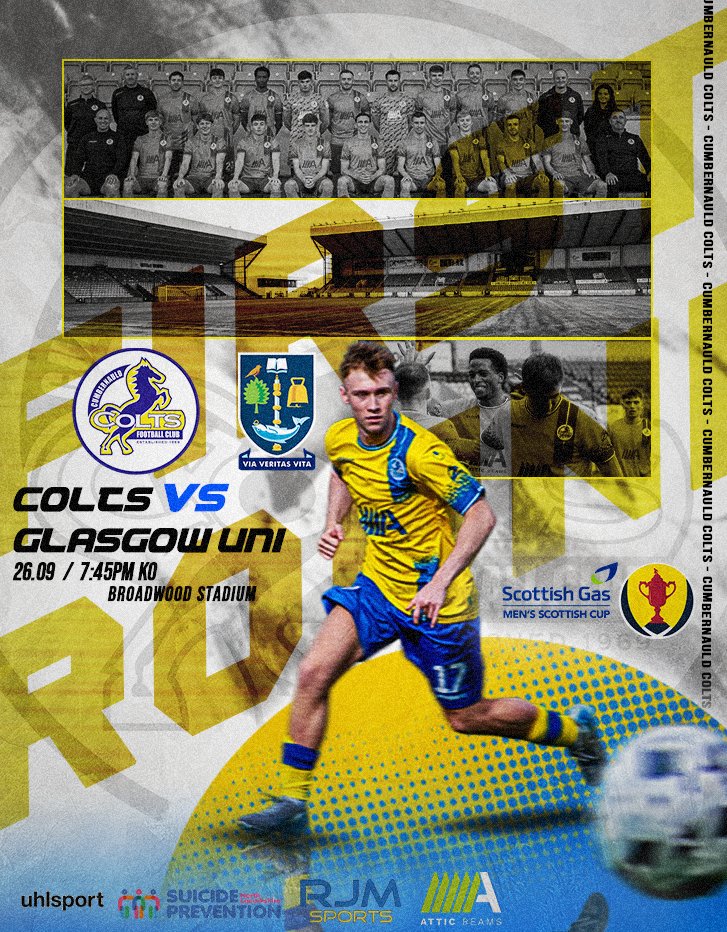 𝐌𝐞𝐧'𝐬 𝐒𝐞𝐧𝐢𝐨𝐫 𝐓𝐞𝐚𝐦 | 𝐒𝐜𝐨𝐭𝐭𝐢𝐬𝐡 𝐂𝐮𝐩 𝐖𝐞𝐞𝐤 🏆

The Scottish Gas Scottish Cup kicks off this week &amp; Colts are in action on Friday evening as we welcome Glasgow Uni to Broadwood Stadium. As focus turns away from league duty, the management team &amp; players