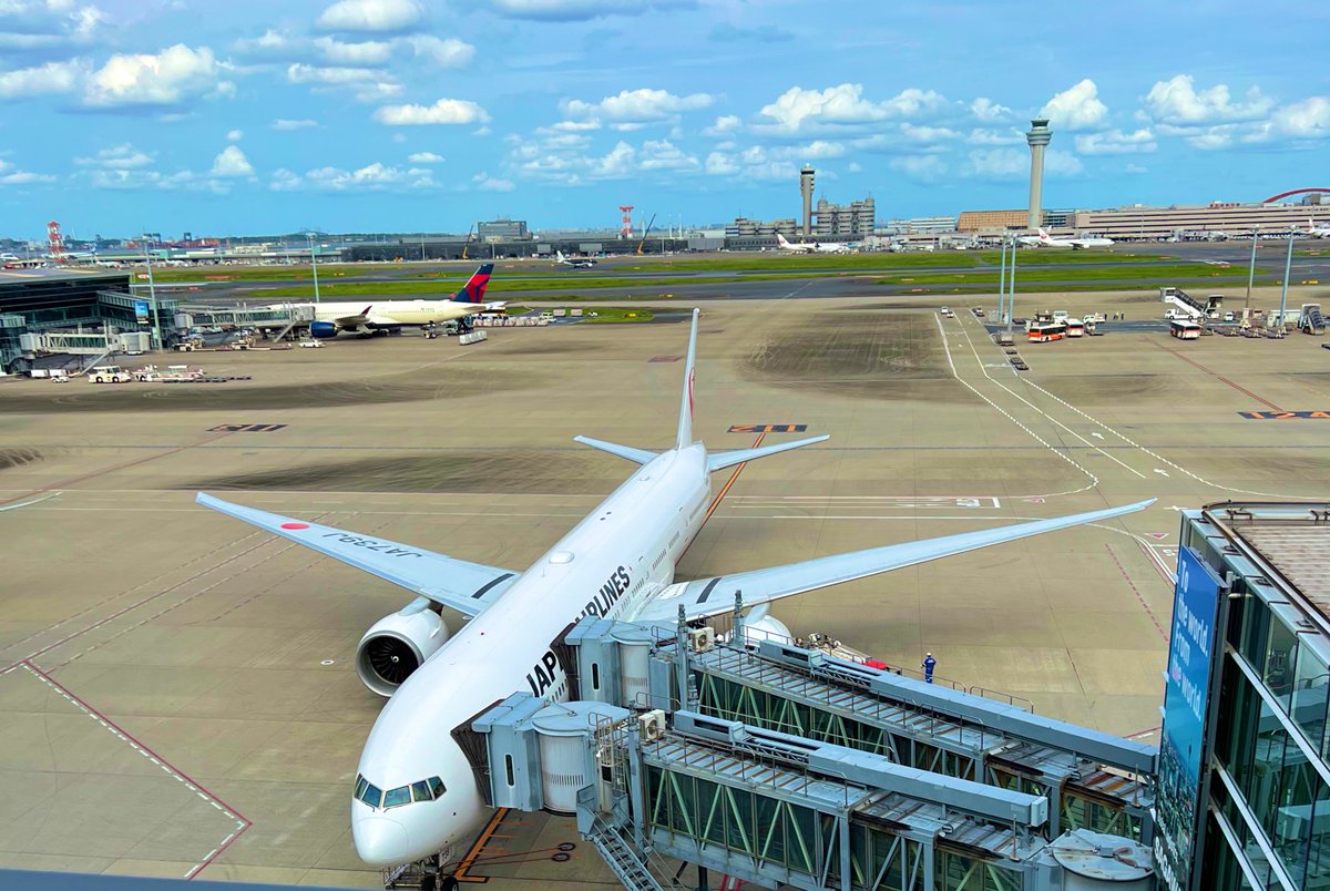 今日も大谷さん号と777-300ER見れた✈️
#羽田空港
#JAL
#日本航空