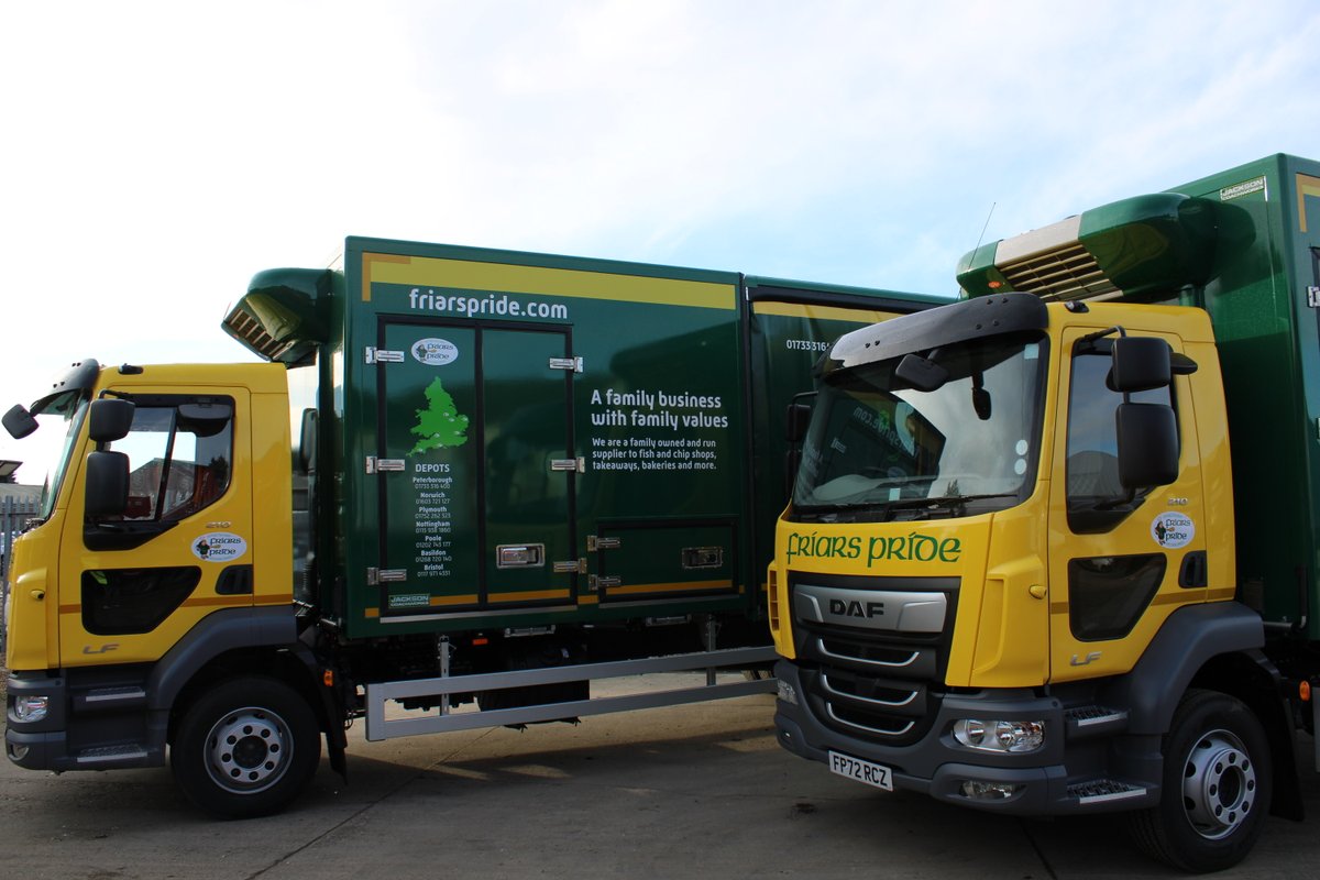 FriarsPride's tweet image. Our delivery trucks are out on the road bringing you the great products you depend on, with our usual top levels of service. We're proud to be your trusted supplier! 

From our family business to yours.  #FriarsPride #Delivery #TopService