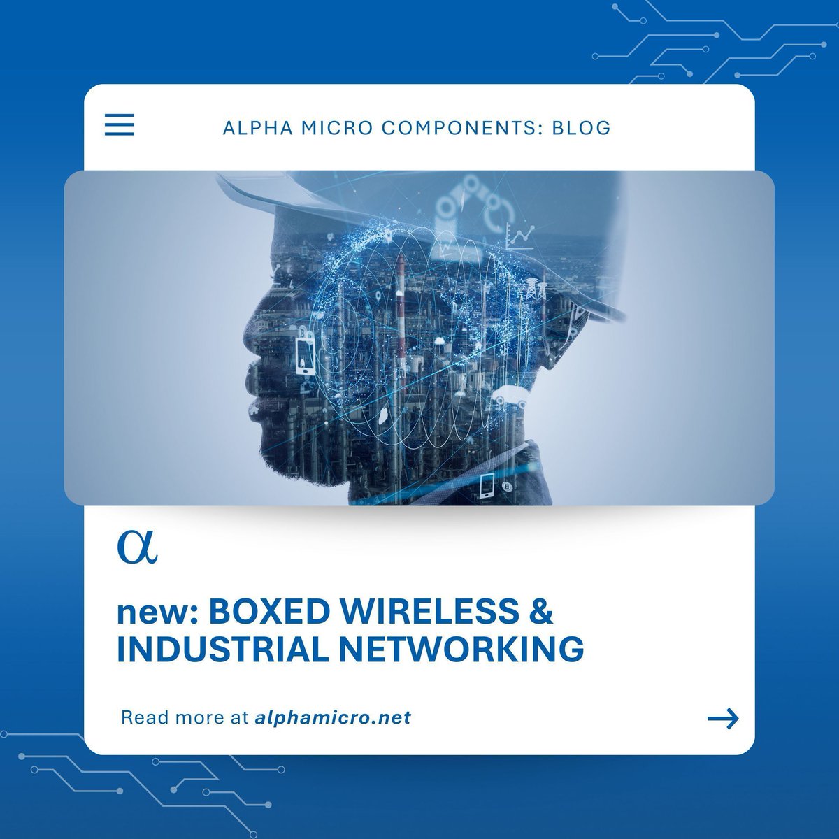 Ready to power your next project? We've got the components. 

Our latest blog dives into power conversion, batteries and EMC.

Read our latest insights now. alphamicro.net/knowledge-hub