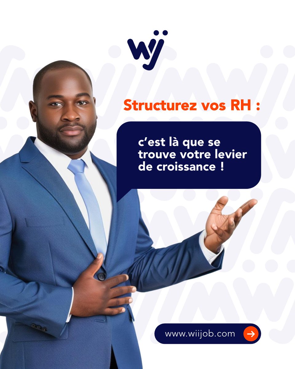 La structuration RH est un levier stratégique :
✅ Définition des fiches de poste
✅ Mise en place de process de recrutement et d’évaluation
✅ Suivi des performances et plans de formation

Prenez rendez-vous, ici zurl.co/aohnq 

#wiijob #rh2025 #recrutement #rh