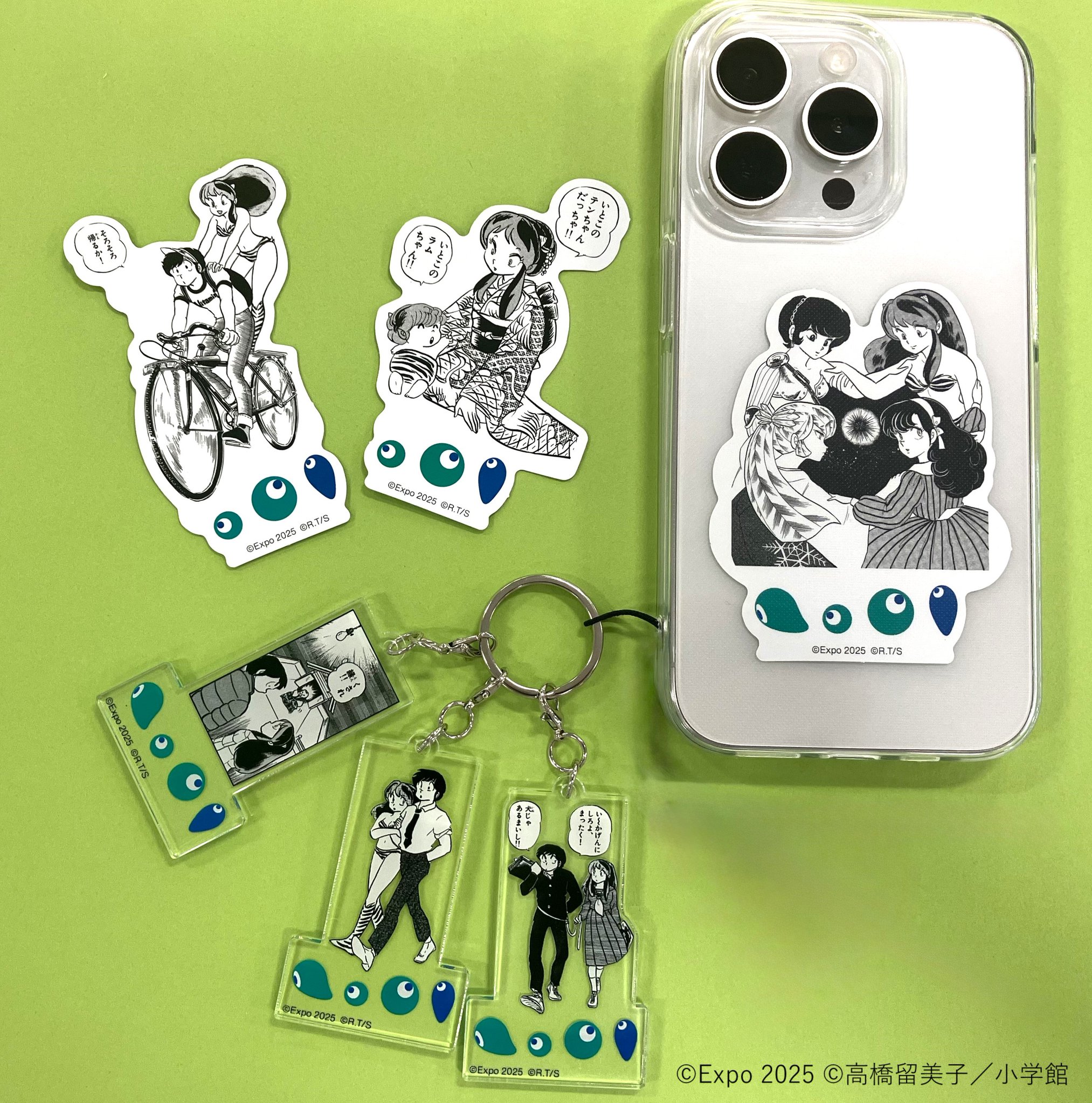 大阪万博　うる星やつら　らんま1/2 犬夜叉　高橋留美子　ポスター　金　全３種 大阪万博 うる星やつら らんま1/2 犬夜叉 高橋留美子 ポスター 金 全3