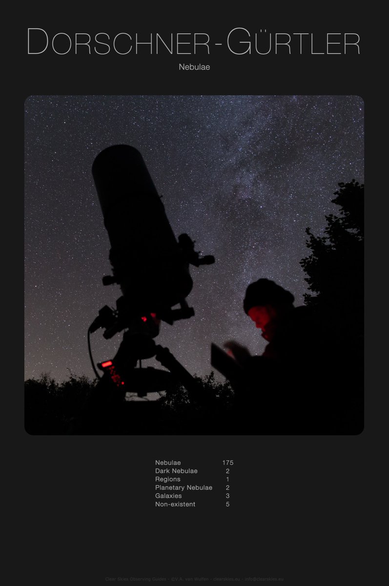 clearskies_eu's tweet photo. An interim #CSOG update &amp; 9 new editions:

- Struve-Straka
- Dorschner-Gürtler
- Van den Bergh
- Rojkovskij-Kurchakov
- Bernes
- Neckel-Staude
- Merrill Planetary Nebulae
- Peimbert-Bátiz/Costero
- Herschel Regions

https://t.co/07W4rHH8E5

#stargazing #astronomy #clearskies https://t.co/TGeWiVQj9S