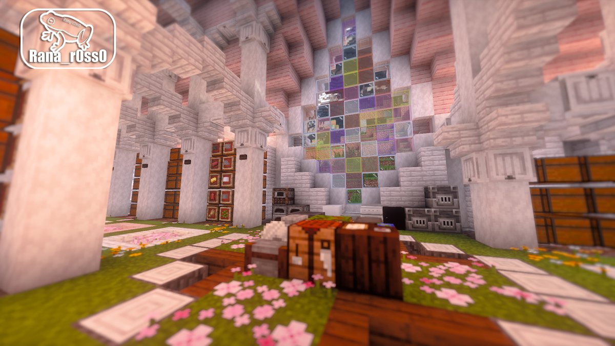 白🤍とピンク💗のかわいい配色倉庫
#Minecraft