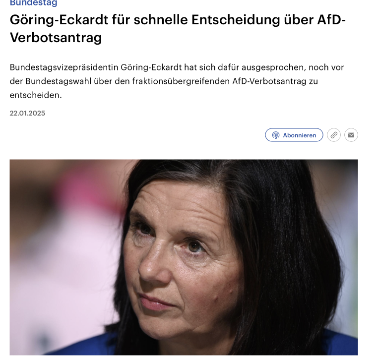<a href="/GoeringEckardt/">Katrin Göring-Eckardt</a> Sie wollen verbieten. Nicht reden. Und wissen Sie was, Frau Göring?

""Das ist das Gift, das einsickert, das die Gesellschaft als Ganzes, unsere Demokratie zerstören will"