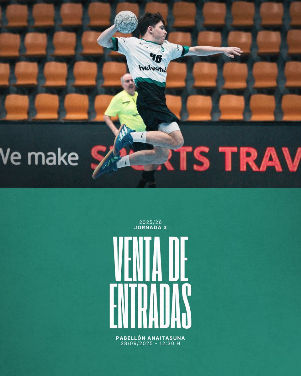 🎟️ Ya están a la venta las entradas para el encuentro de este domingo ante Il Capo Hondarribia - Bidasoa.

entradas.anaitasuna.com

#ANAHON