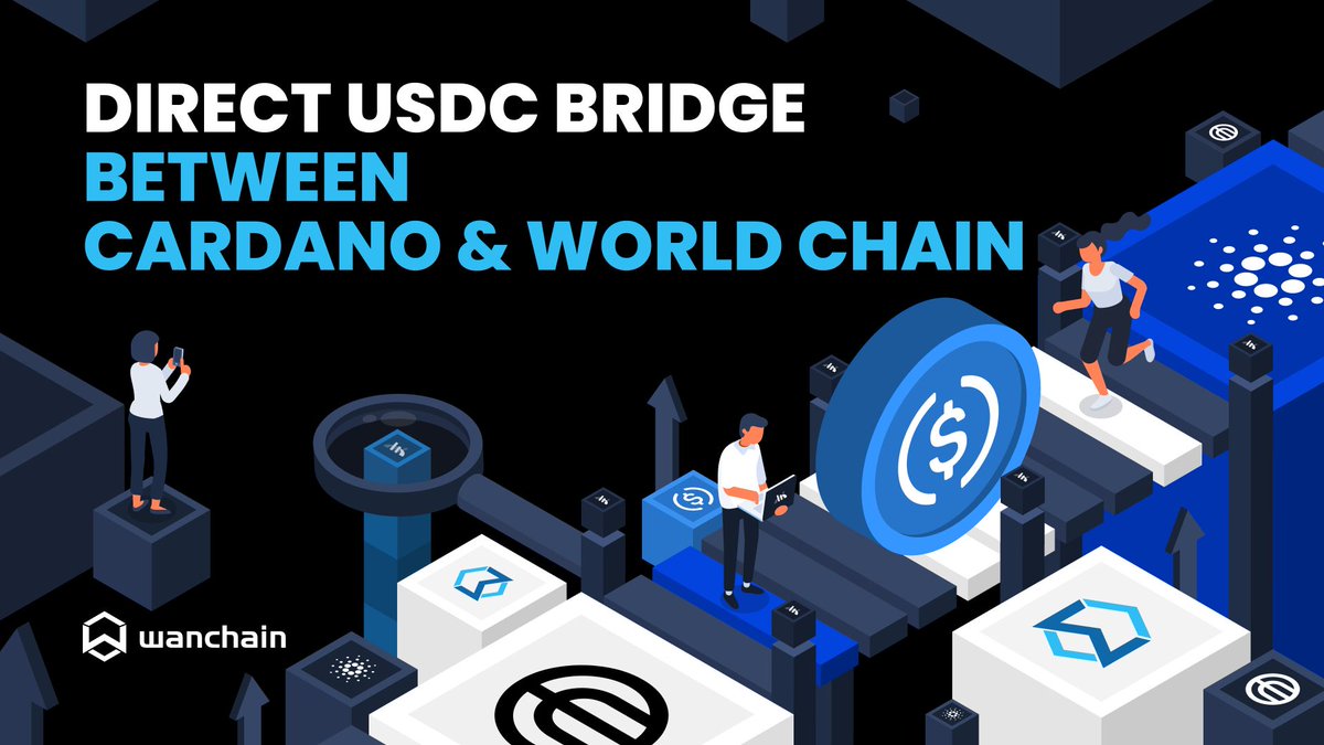 wanchain_org's tweet image. Hey #CardanoCommunity &amp;amp; #WorldChain fam! 👋

👉 A brand-new $USDC Direct Bridge between @Worldcoin and @Cardano has just launched!

↔️ Move your USDC seamlessly across these major ecosystems today.

👉 Be the first to try it out at bridge.wanchain.org
