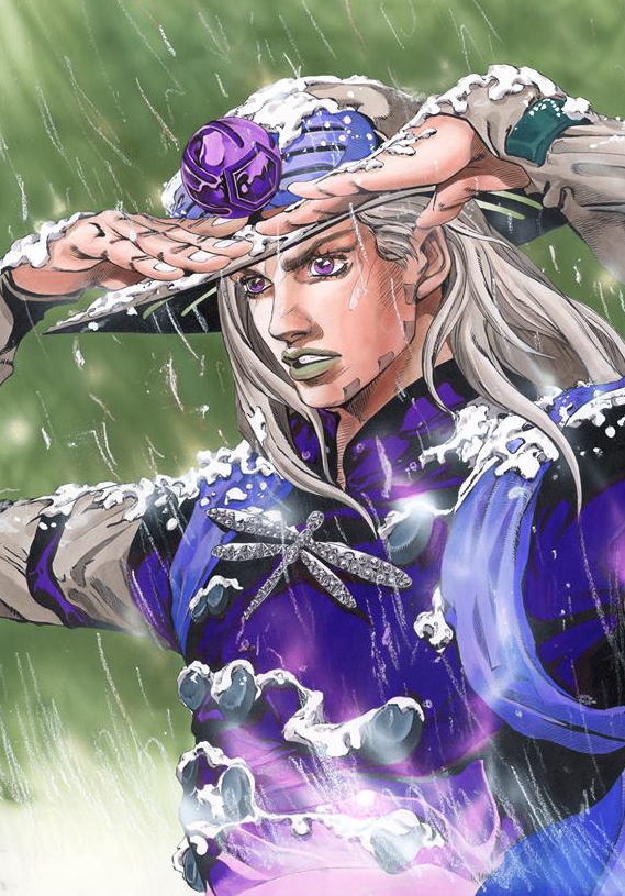 Onejojoaday's tweet image. Sept. 23, 2025

JoJo Character of the Day:

GYRO ZEPPELI