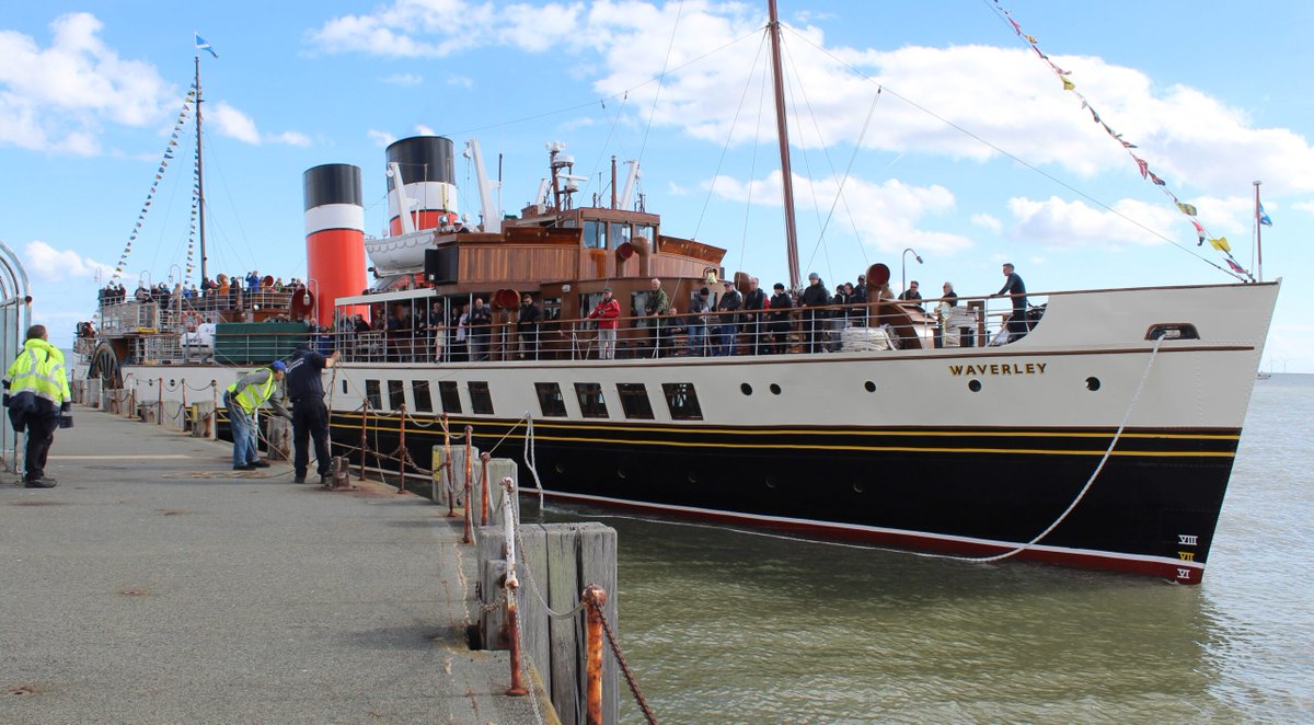 The Waverley sets sail from Clacton Pier tomorrow!
The world’s last seagoing paddle steamer is back for a series of trips from Clacton Pier,  making five special sails between September 24 and October 10.

clactonpier.co.uk/.../waverley-r…