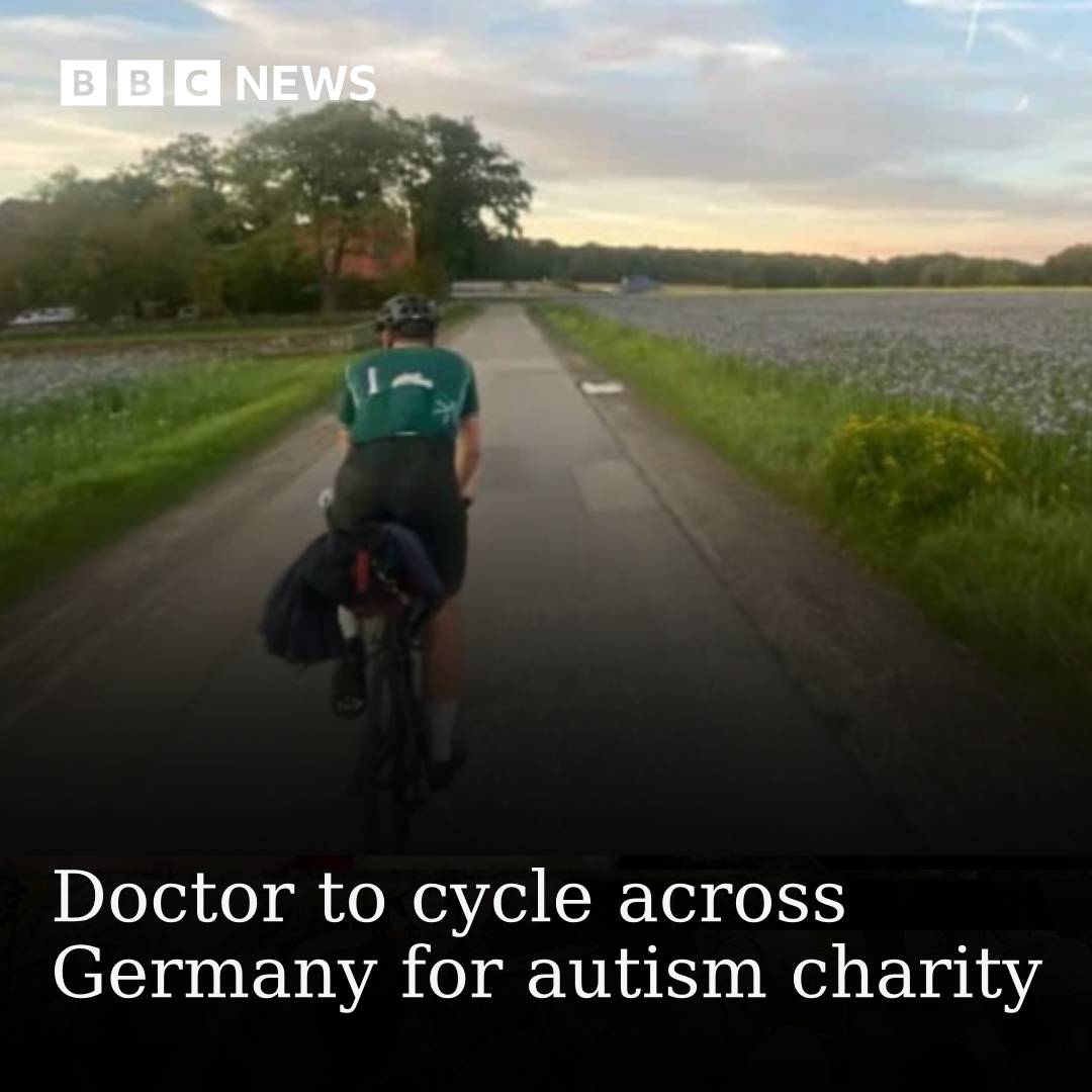 This is a serious test of stamina and determination 😱 Dr Jude Geldart is taking on this challenge for the charity which helped transform his brother's life. Full story: bbc.in/3Kiy6iA
