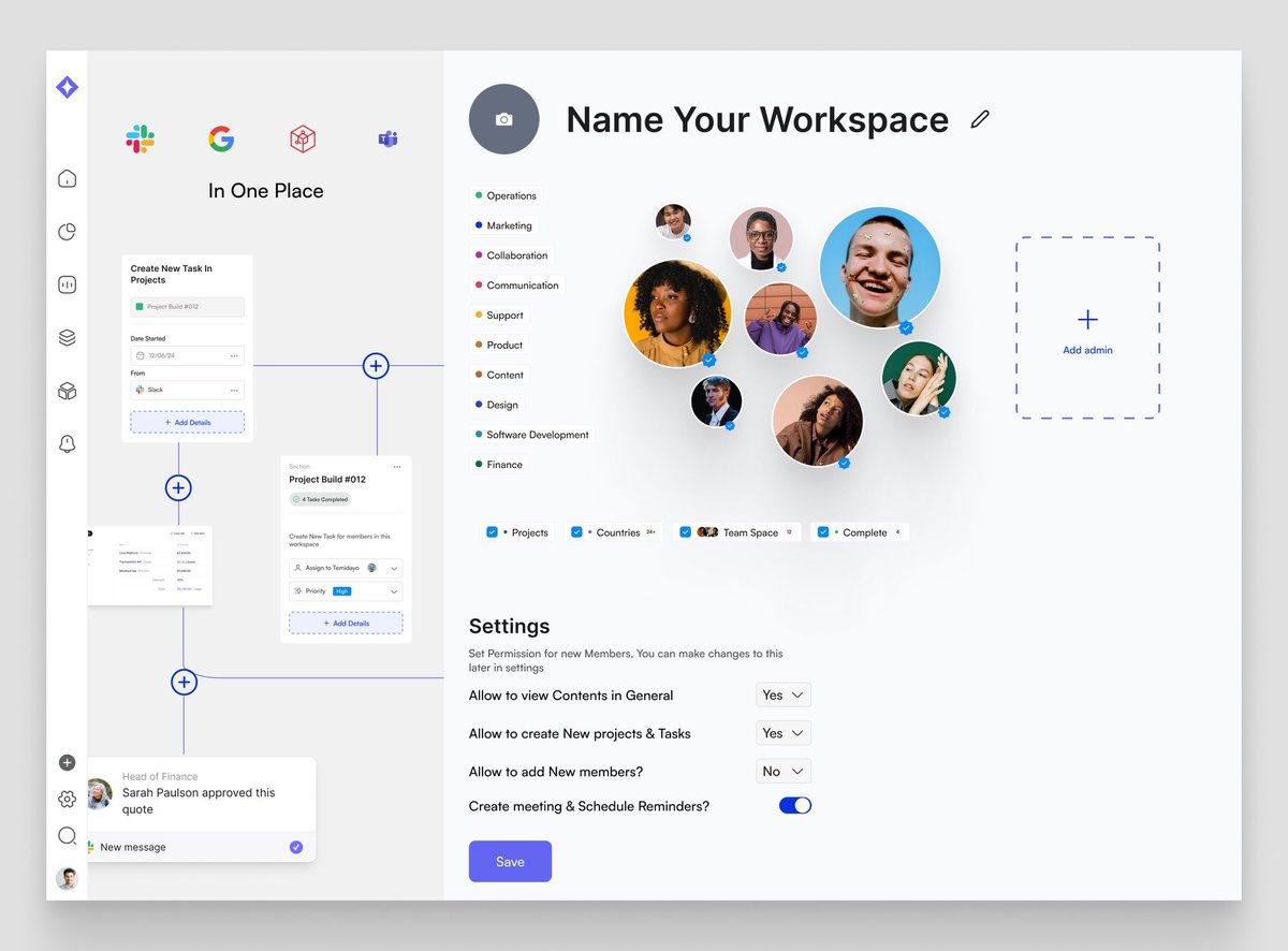 UI_Designguy's tweet image. All your workspace in one go 🔥