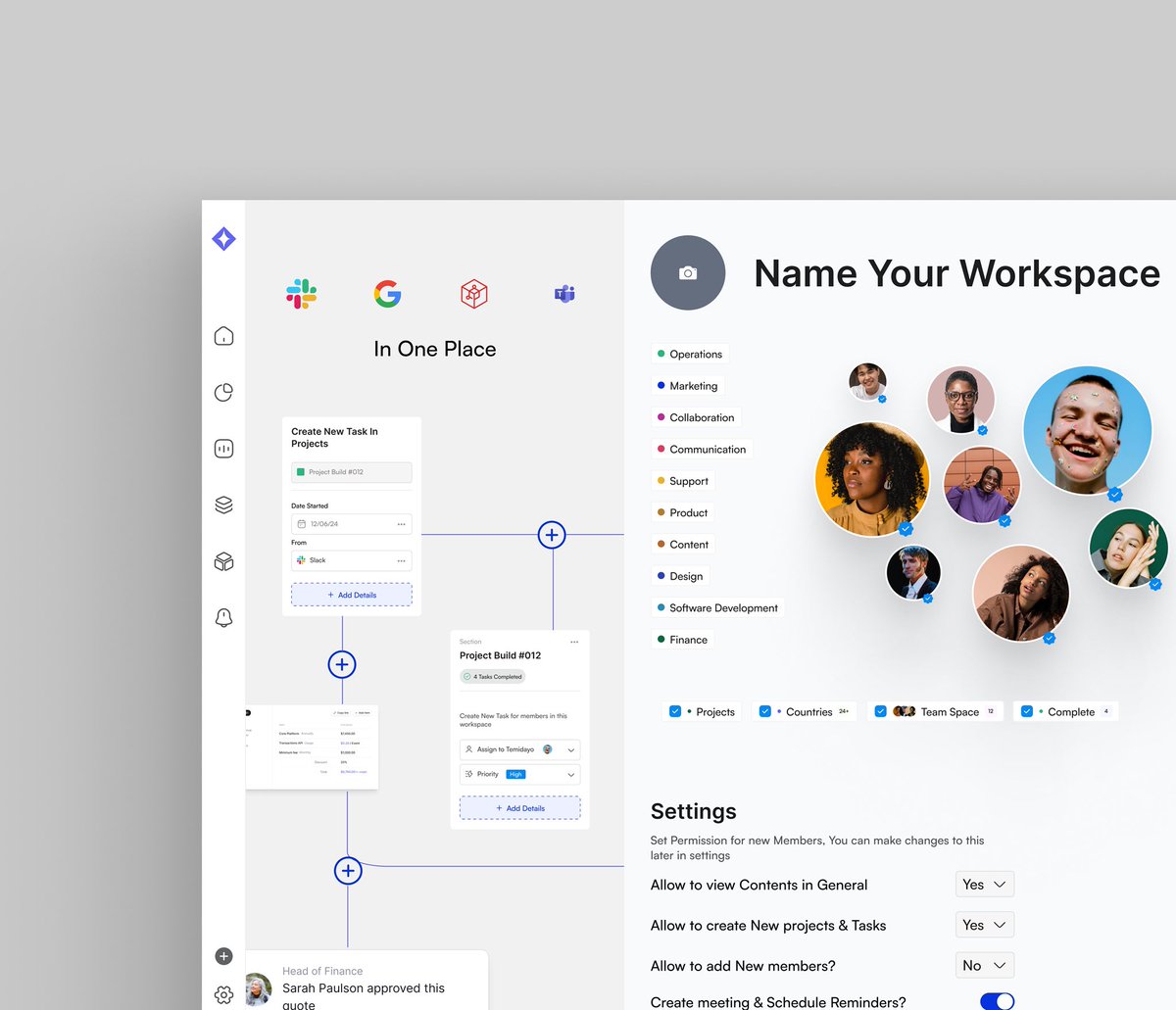 UI_Designguy's tweet image. All your workspace in one go 🔥
