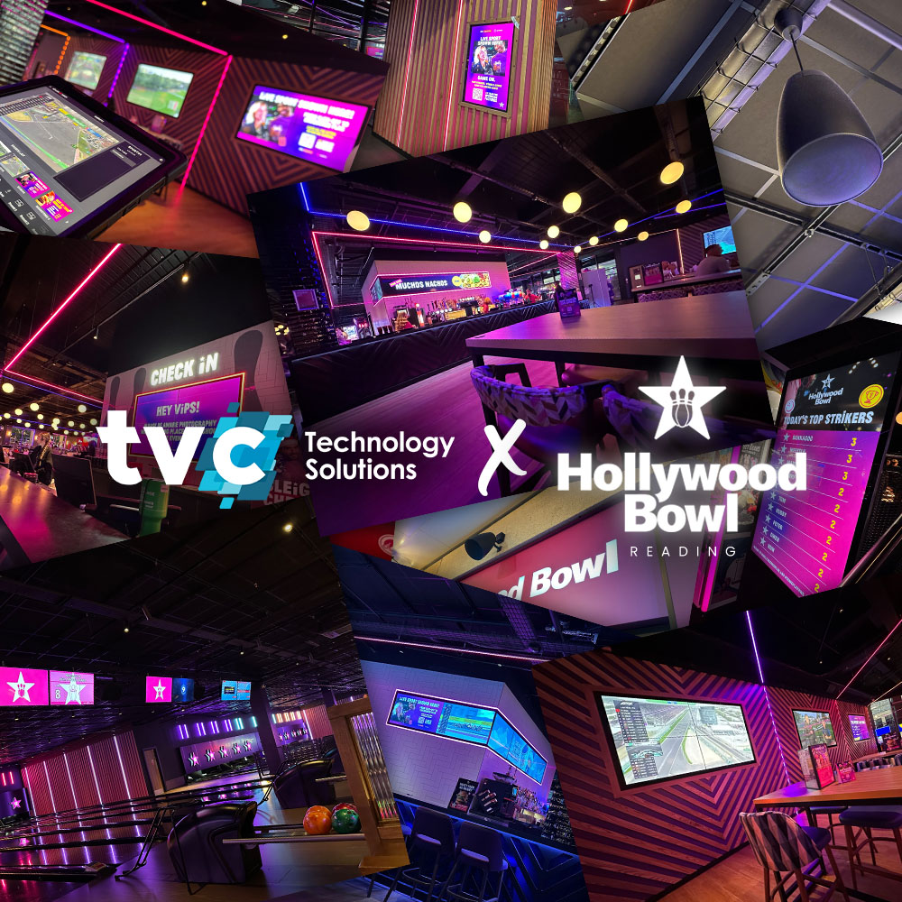 tvcuk's tweet image. 🎳 Hollywood Bowl Reading is live!

Multiple video walls &amp;amp; flexible digital signage for live sports, promotions &amp;amp; interactive content. Zoned audio delivers powerful, adaptable sound, all easily controlled by staff.

More - tvc.uk.com/case-studies/h…

#AVInstallation #GuestExperience