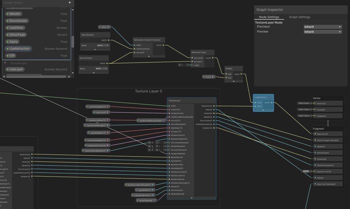 BinaryImpactG's tweet image. #UnityTips
In Shader Graph you can use Keywords to create different shader variants. For quality levels, optional features, or performance tweaks. Keep your shaders flexible and efficient!
Check out the docu: docs.unity3d.com/Packages/com.u…
#indiedev #gamedev