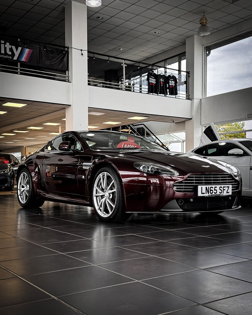 Integauto's tweet image. Fresh to the showroom — the Aston Martin Vantage in Divine Red. Combining unmistakable design with the power and precision you’d expect from Aston Martin