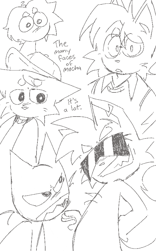 This doesn't even include the characters I've turned into normal OCs to preserve them, it's one of my worst habits lol