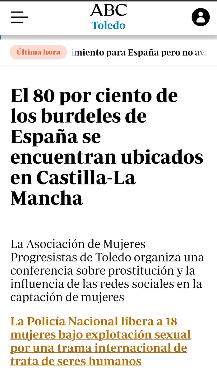 En #CLM somos líderes en prostíbulos.

Algo de culpa tendrá el <a href="/pscmpsoe/">PSOE de Castilla-La Mancha</a> que lleva casi interrumpidamente 40 años gobernando. No seáis cómplices.

Ejercer la prostitución en un local con licencia es un fraude de quien la pide, de quien la otorga y de quien no revoca la licencia.