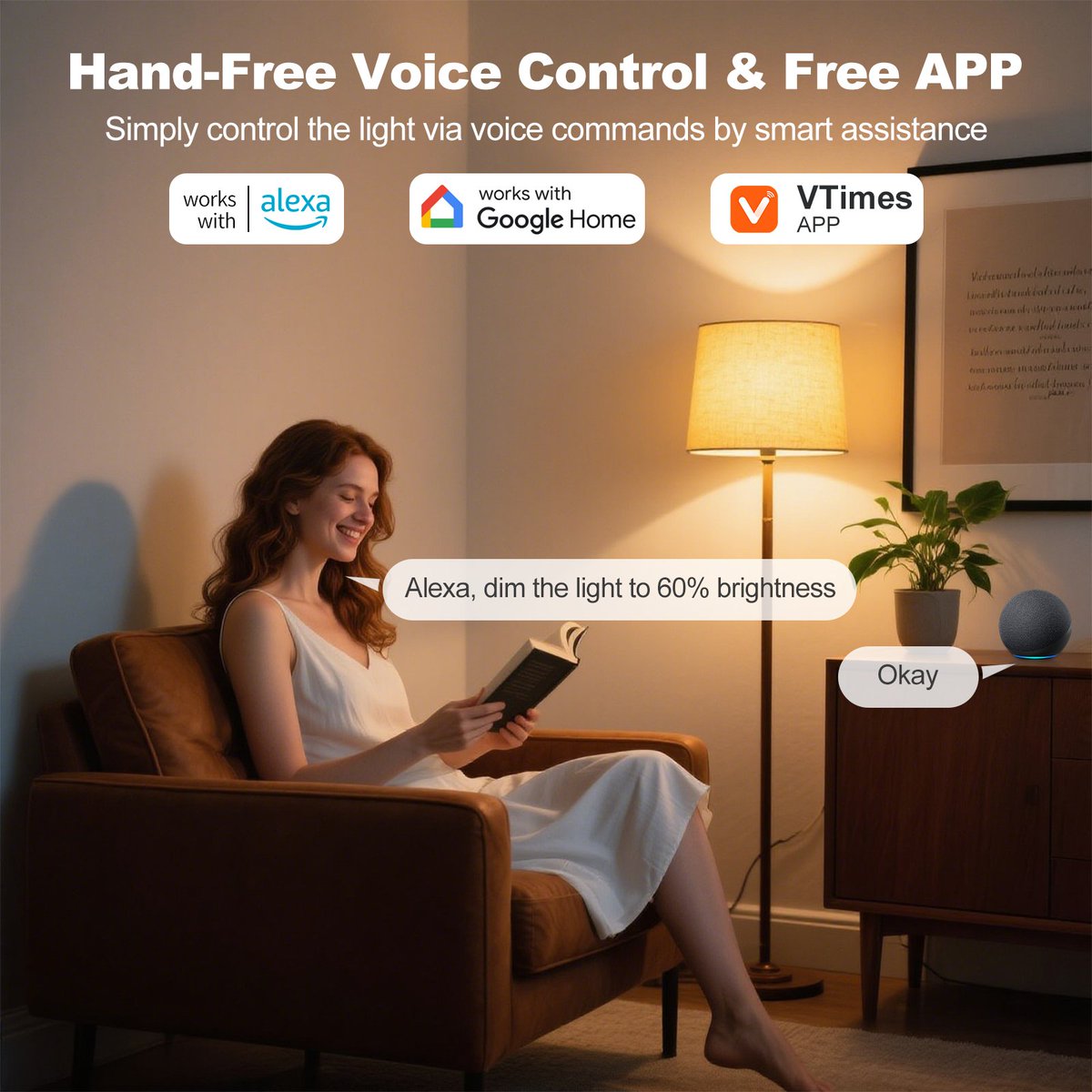 Lee123Feli19392's tweet image. Vtimes Smart Bulb # B0FDX4P5V2 # &quot;Because sometimes, all you want is to say &quot;lights out&quot; without moving a muscle. We get you.&quot;#smartlightbulbs#googlecontroldevices #alexacontroldevices #alexalightbulbs #googlelights #smarthomeaccessories #smarthomedevices
