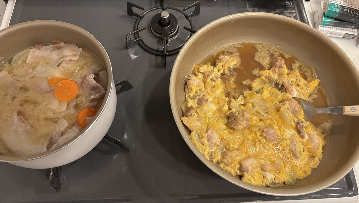 仲良しフォロワーが週3.4レベルで美味い飯 作りに来てくれるんだけどクソありがてぇ
蓄え蓄え（՞ټ՞☝