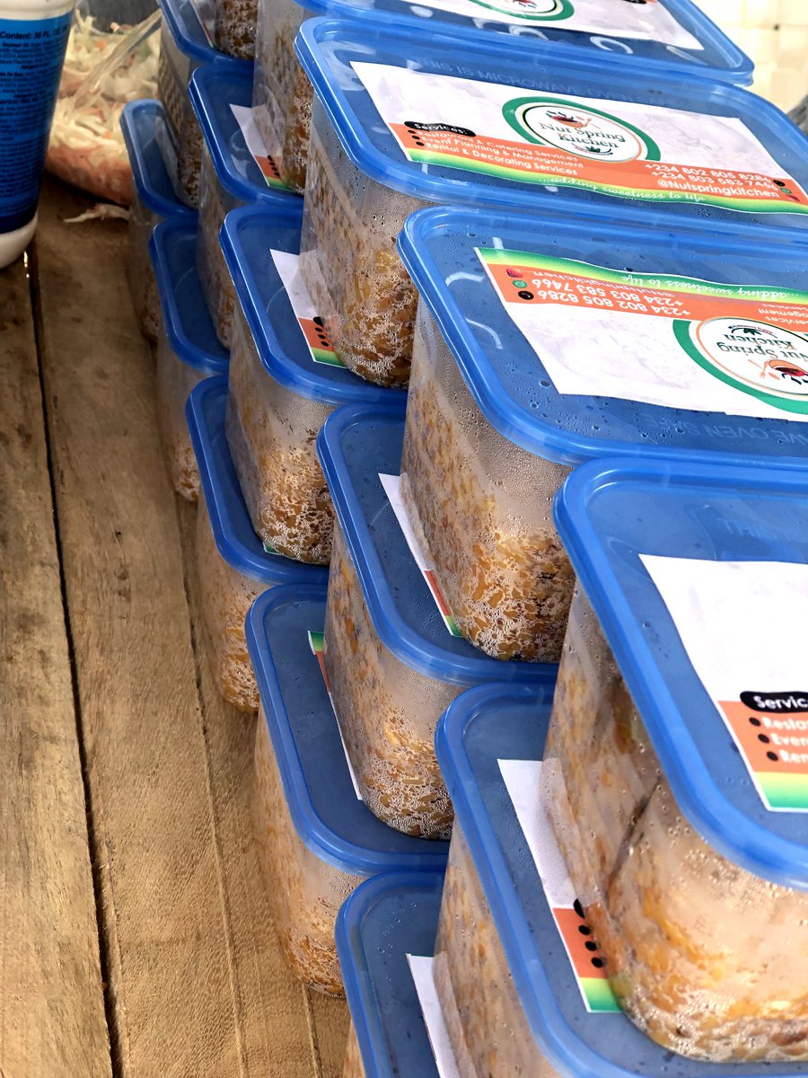 NutSpring192452's tweet image. By patronizing my business sir 🙏

I am a food vendor in Lagos. Your patronage will go a long way for my business if you buy few or more packs of jollof rice or white rice and stew for kids on the streets of Lagos. 

Thank you in advance.