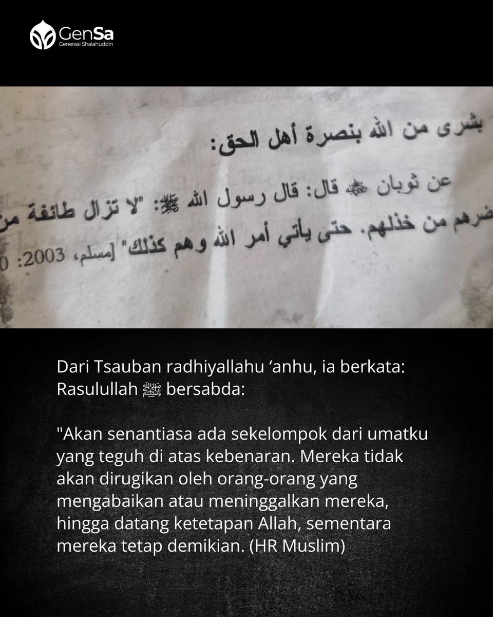 Generasi Shalahuddin (@gensaladin) on Twitter photo 