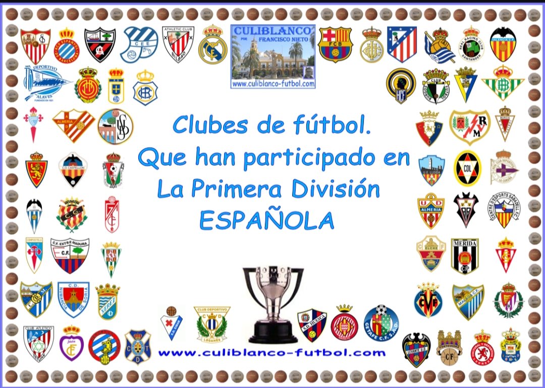rfef_293483's tweet image. ⭐𝐋𝐎𝐒 𝟔𝟑 𝐄𝐐𝐔𝐈𝐏𝐎𝐒 𝐐𝐔𝐄 𝐇𝐀𝐍 𝐉𝐔𝐆𝐀𝐃𝐎 𝐄𝐍 𝟏°𝐃𝐈𝐕𝐈𝐒𝐈𝐎𝐍
Clubes que siguen en 1° división.
Clubes de 2° división.
Clubes de 1°RFEF.
Clubes de 𝟐°𝐑𝐅𝐄𝐅.
Clubes de 3°RFEF.
Y clubes que tristemente han desaparecido.
¿Está el vuestro?😉