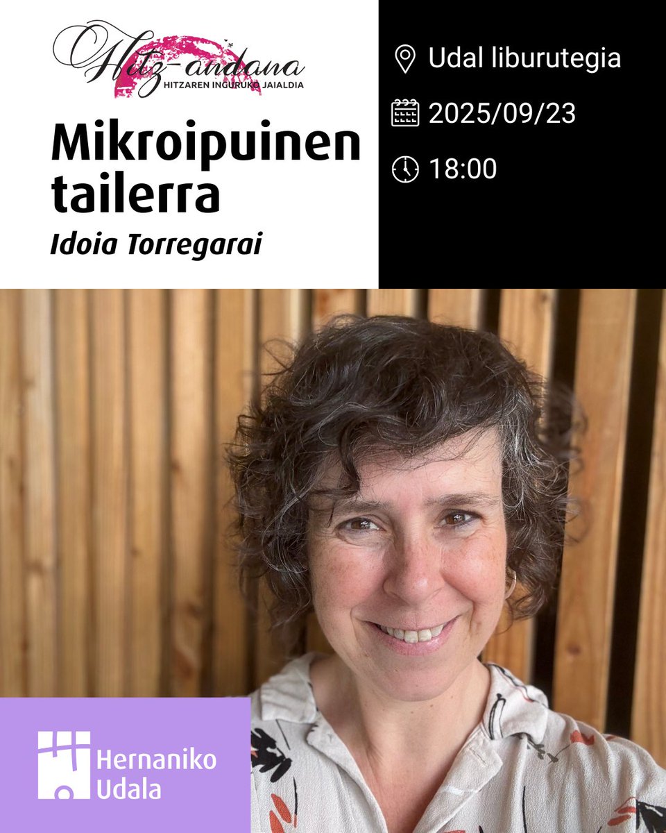 libhernani's tweet image. Gaur hasiko da Hitz-andana #hernani 
⬇️