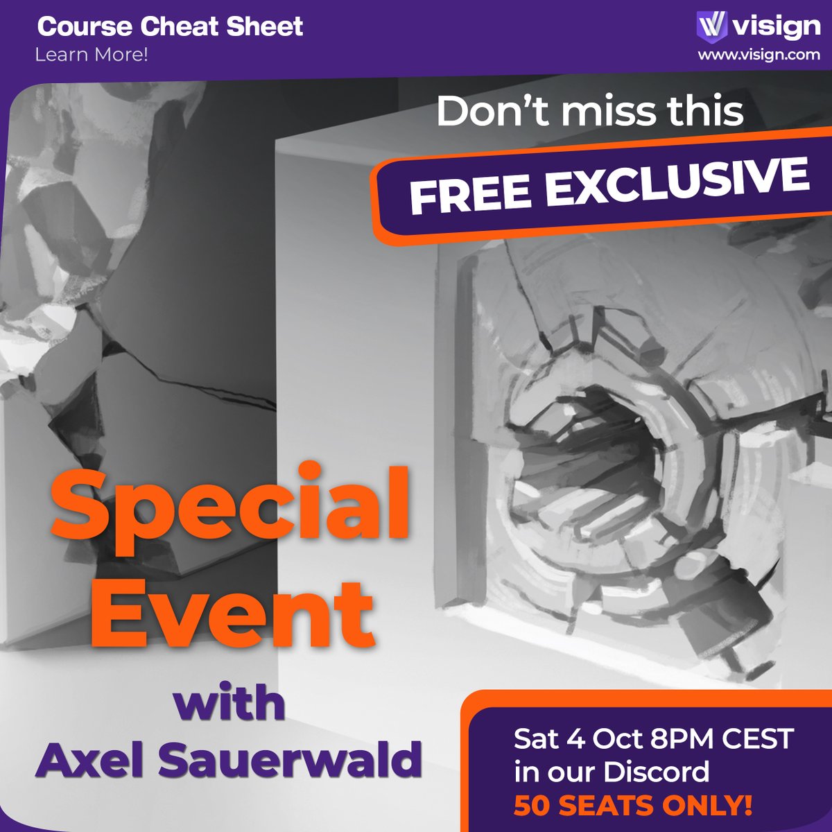 Rendering 1-2-3: clean drawing – simple light &amp; shadow – complexity!
💡 Pro tip: texture shows best in halftones.
Learn to render &amp; handle materials like wood, stone and metal in How to Render Forms. Start with this free lesson on shadow value: youtu.be/9b1fmeT7Joc