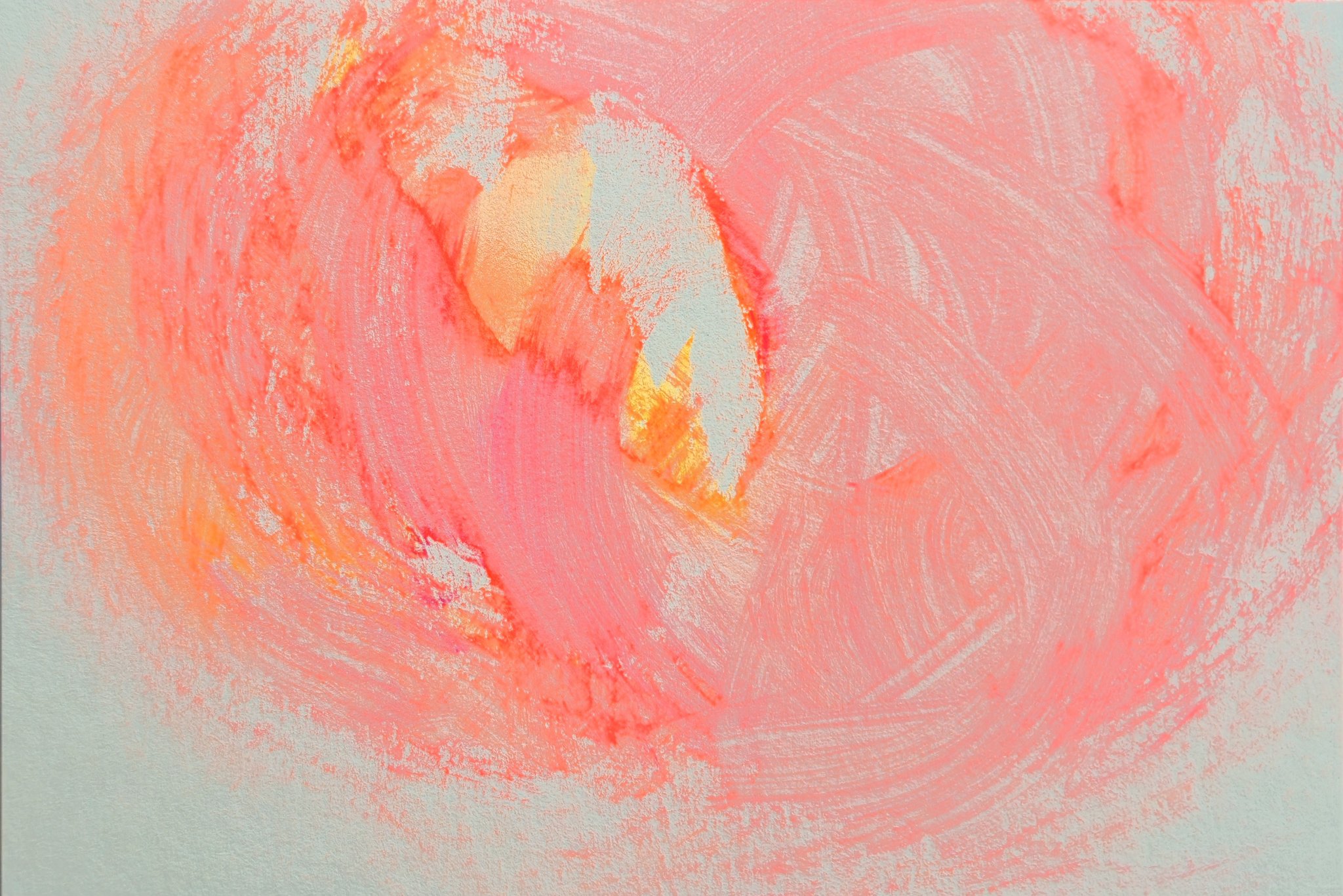 Shiro 抽象油彩画 抽象画 現代アート「彩-13」 油彩の抽象画 F6号 木製フレーム