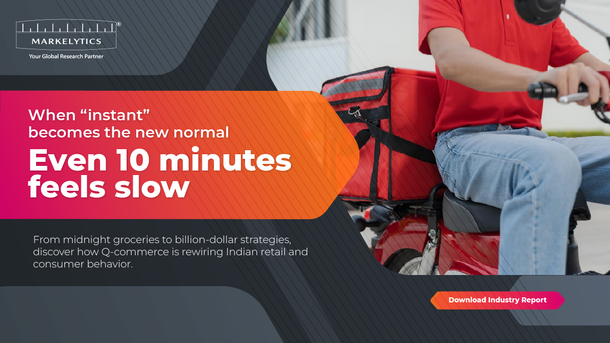 India’s Q-commerce market is projected to grow from $5.38 billion today to $11.08 billion by 2030, highlighting the scale &amp; speed of this transformation.

Our report uncovers growth drivers, key players, &amp; strategies shaping the instant economy.

📥Report: bit.ly/4pw0I85