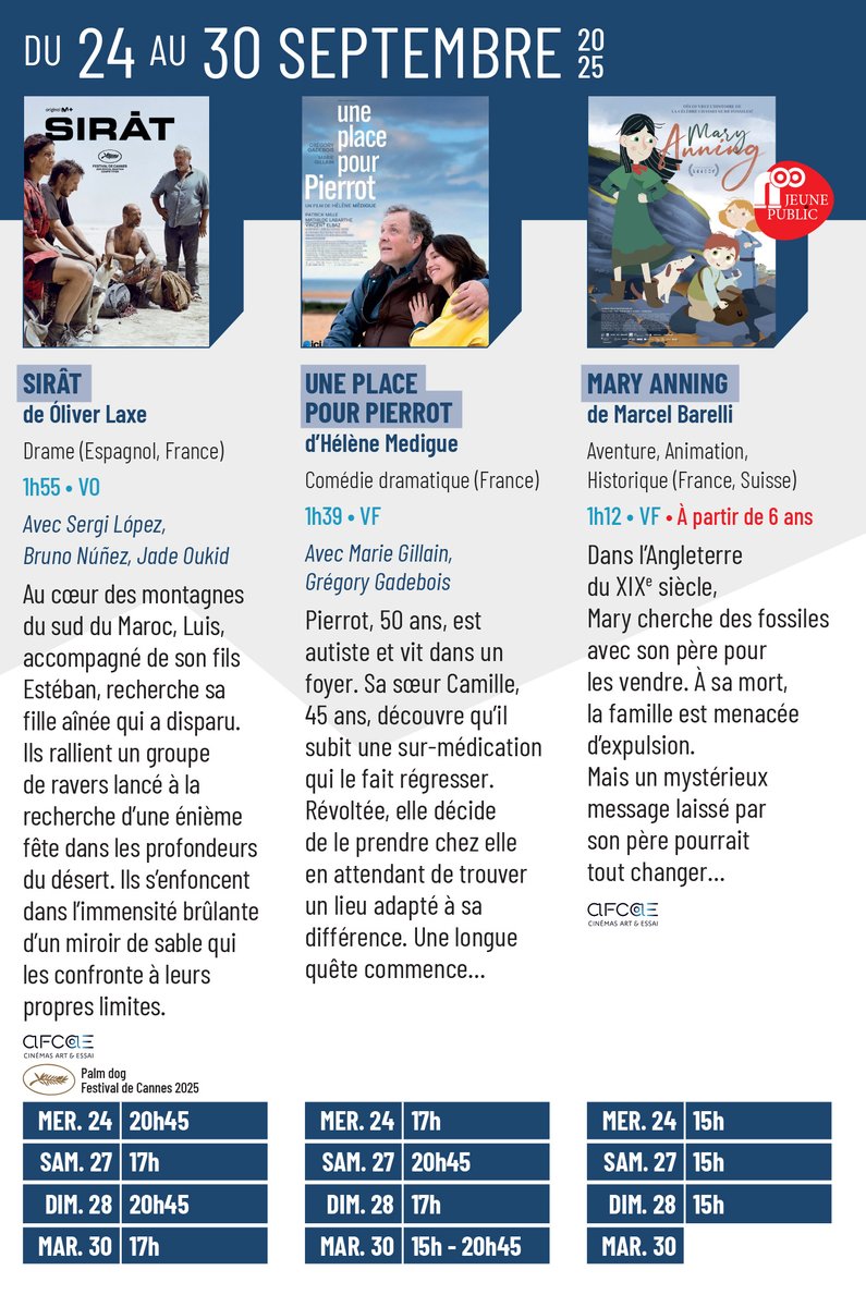 🎥 Au programme du Ciné Montrouge à l'Espace Colucci !
88 rue Racine
7,30€ Plein tarif 5,70€ Tarif réduit 4,10€ moins de 14 ans
01 46 55 77 77