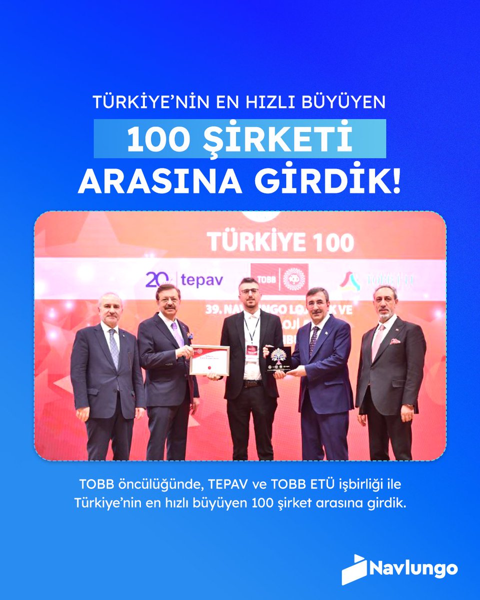 Türkiye’nin En Hızlı Büyüyen 100 Şirketinden Biri Olduk! 💯

<a href="/TOBBiletisim/">TOBB</a> öncülüğünde, <a href="/TEPAV/">tepav</a> ve <a href="/tobbetum/">TOBB ETÜ</a> iş birliğiyle hazırlanan listede Türkiye’nin En Hızlı Büyüyen 100 Şirketi arasına girdik! 

📊 2021–2023 yılları arasındaki güçlü ciro artışımız bu başarıyı getirdi.

Bu