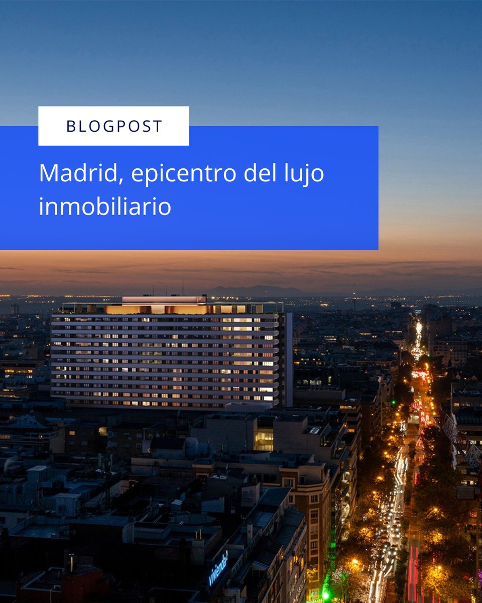 colliers_spain's tweet photo. BLOGPOST | 🎧 ¿Por qué Madrid se ha convertido en el epicentro del lujo inmobiliario? 🔗 https://t.co/KOXx1HmdCA https://t.co/6bF9sku3Xx