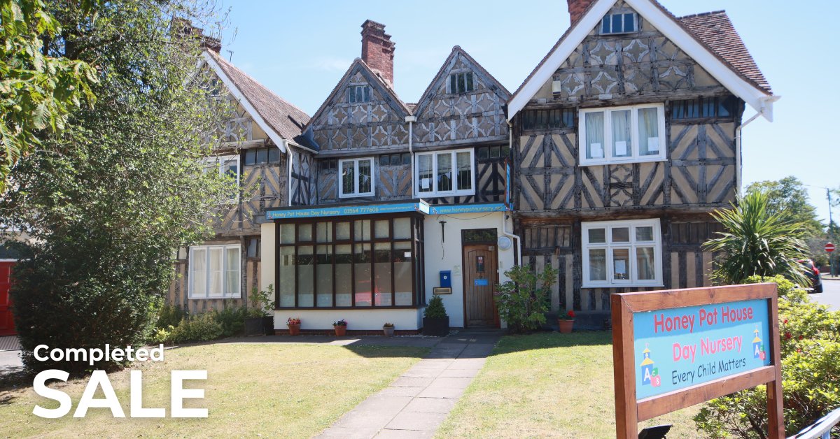 🌟 Another successful childcare business sale!

Redwoods Dowling Kerr is delighted to announce the sale of Honey Pot House, a well-established children’s day nursery in Knowle, Solihull, West Midlands, to Attivo Ltd.

👉 Read in full: eu1.hubs.ly/H0n2PYB0

#Childcare