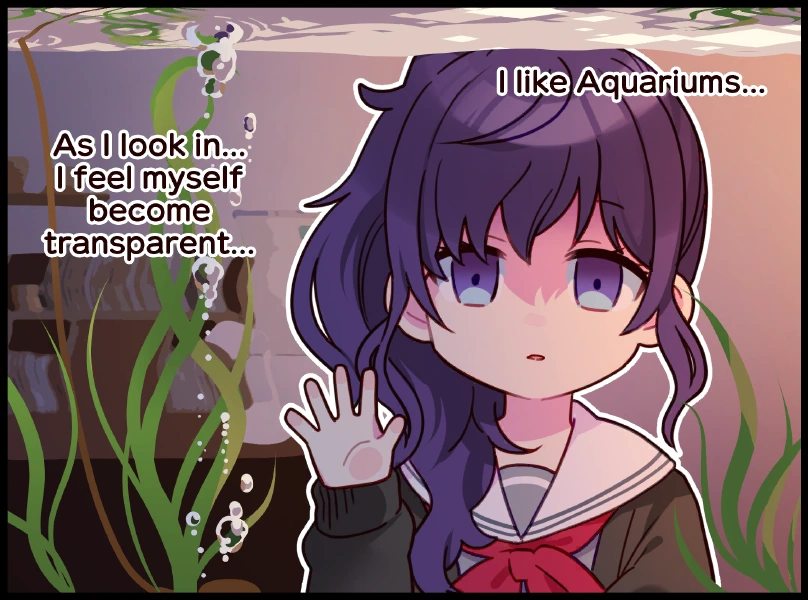 ⋆ ˚｡⋆୨୧˚ // MEDIA

Mafuyu in the Empty Aquarium 1koma!

- 🧊