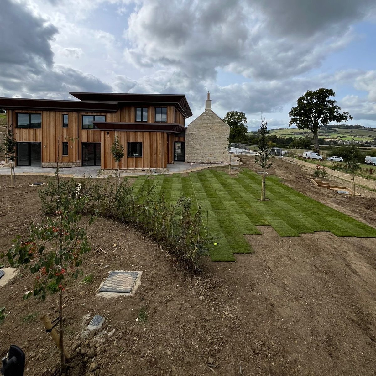 AMPM Construction (@ampm247ltd) on Twitter photo Here's a sneak peek at some turf being installed at our ultra-high-end new build project, which masterfully incorporates a historic ruin. Not long until project completion and handover by the team💥
#Cotswolds Here's a sneak peek at some turf being installed at our ultra-high-end new build project, which masterfully incorporates a historic ruin. Not long until project completion and handover by the team💥
#Cotswolds