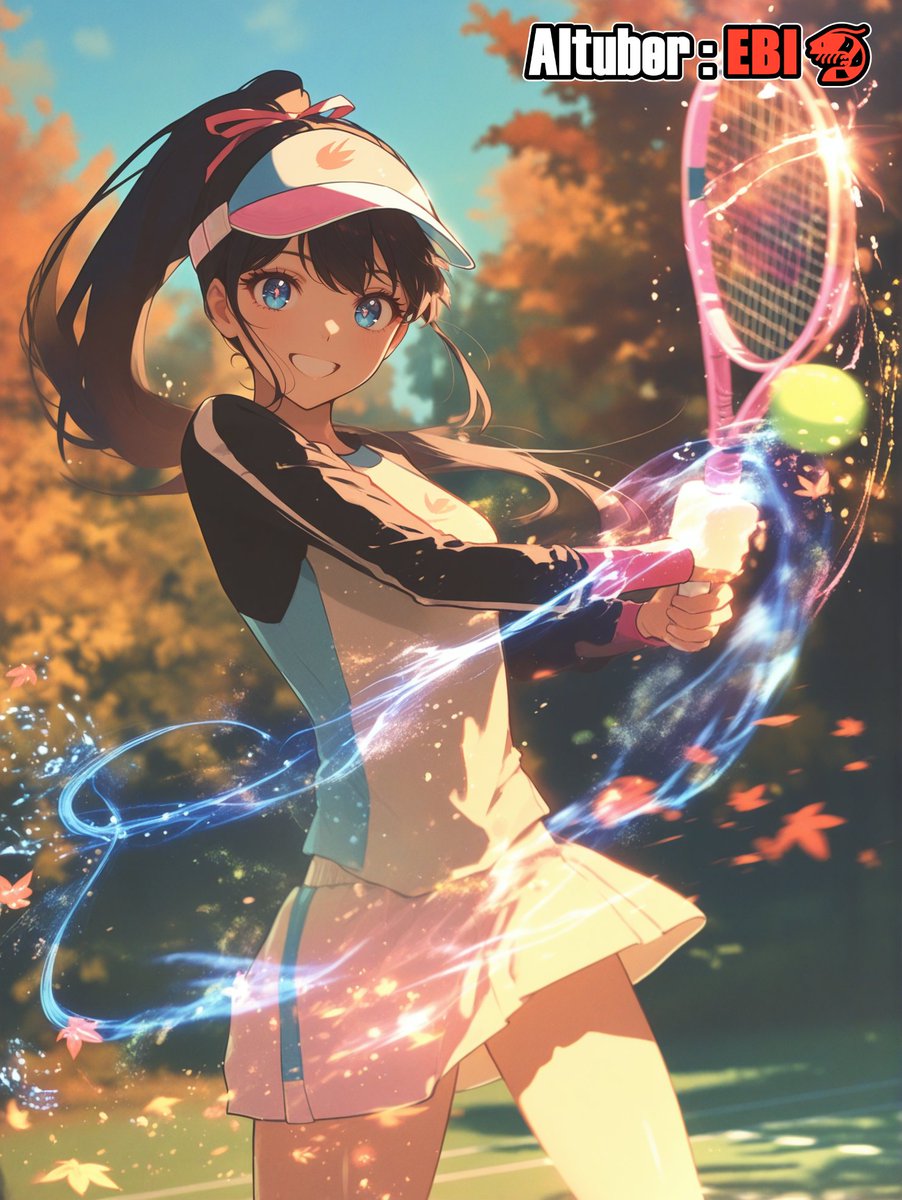 皆さん本日もお疲れ様でした！🦀✨
祝日は漫喫されましたか？おはぎ食べました？😆🎶
実は今朝のおはぎのイラストは急遽差し替えたもので、本当はこちらの「 #テニスの日 」にする予定でした！🤭
それでは皆様良い夜を～～～😉👍✨
〖 AItuber:EBI 〗AIイラスト AIart