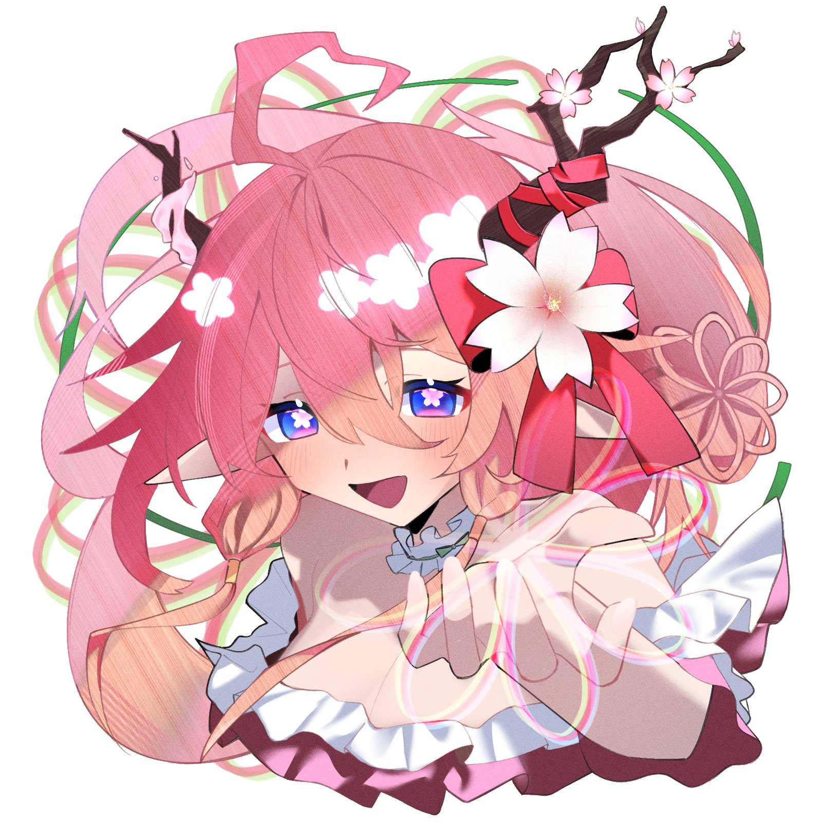 【S6号/一点物イラストアート】花の蜜を吸う戦闘力（女子力）高め女 CLeaR on X: 