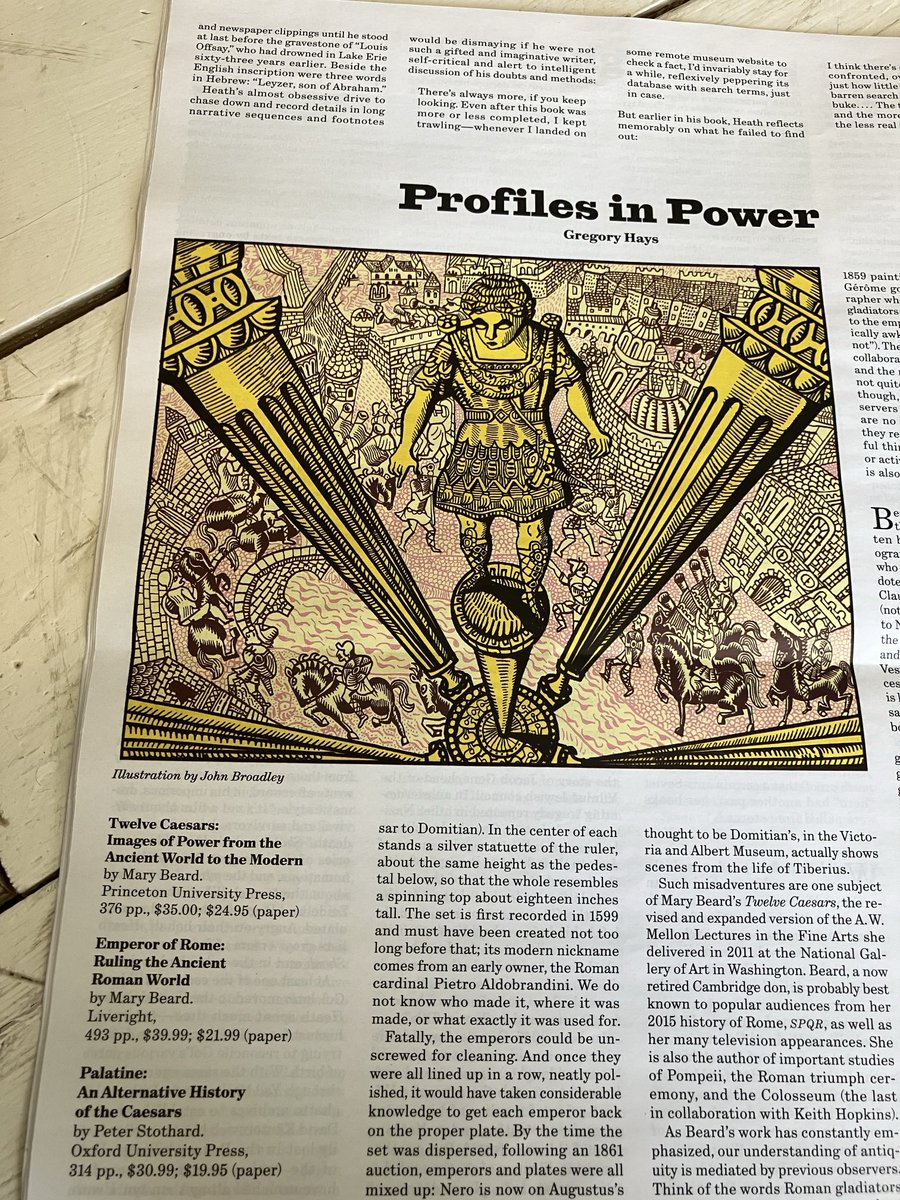 Thanks to John Broadley, famed in Soho for the <a href="/quovadis/">quovadis</a> interiors, for another adventure in Latin in the new NYRB, catching perfectly the fears explained in a long review of books by me and ⁦<a href="/wmarybeard/">mary beard</a>⁩