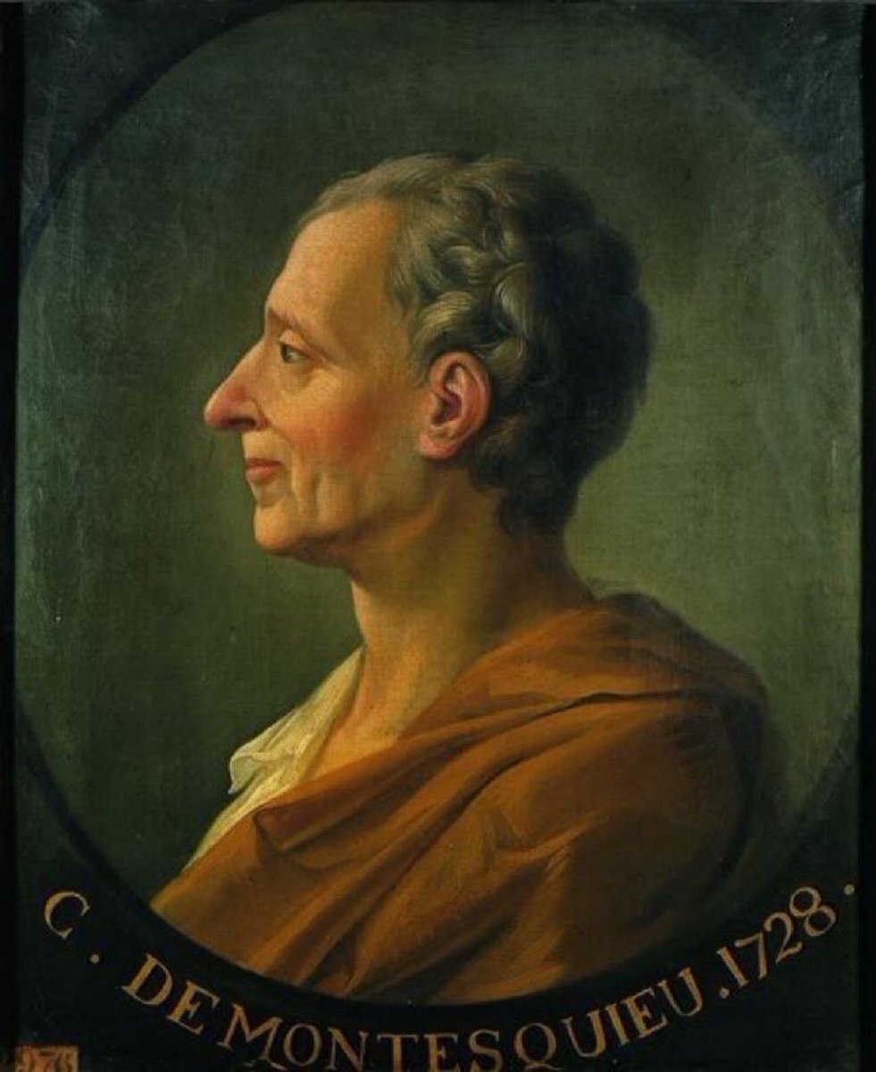 Ayrı ayrı birer ahlaksız yaratık olan insanlar, bir araya gelince namuslu kişiler olurlar.

Montesquieu