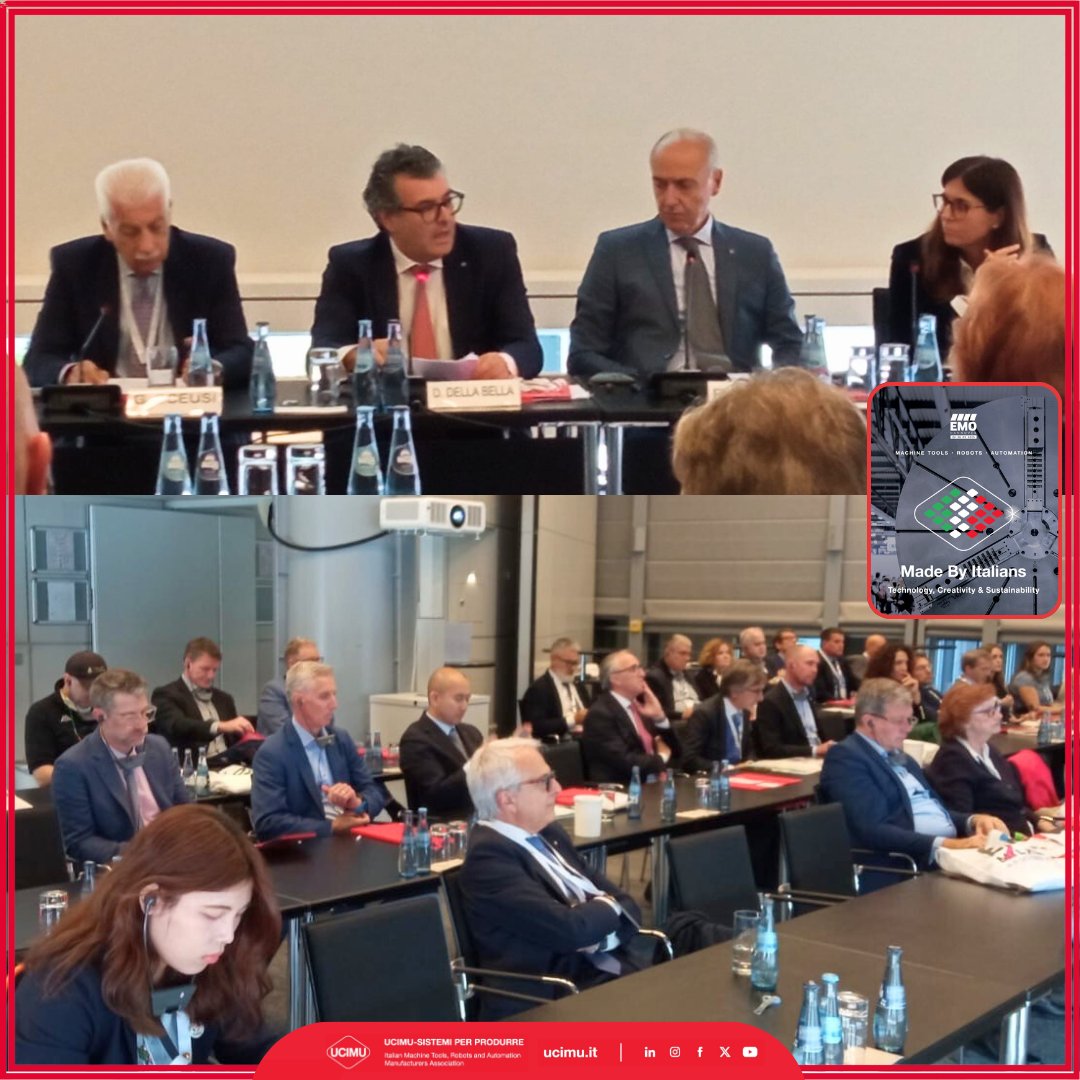 📣 𝗖𝗢𝗡𝗙𝗘𝗥𝗘𝗡𝗭𝗔 #𝗨𝗖𝗜𝗠𝗨 𝗔 #𝗘𝗠𝗢𝗛𝗔𝗡𝗡𝗢𝗩𝗘𝗥𝟮𝟬𝟮𝟱/ 𝗡𝗨𝗢𝗩𝗘 𝗦𝗧𝗜𝗠𝗘 𝗣𝗘𝗥 𝗜𝗟 𝟮𝟬𝟮𝟱:
🏭 𝗣𝗥𝗢𝗗𝗨𝗭𝗜𝗢𝗡𝗘 𝗦𝗧𝗔𝗭𝗜𝗢𝗡𝗔𝗥𝗜𝗔 +𝟬,𝟮%
🌍 𝗣𝗘𝗦𝗔 𝗜𝗟 𝗖𝗔𝗟𝗢 𝗗𝗘𝗟𝗟’𝗘𝗫𝗣𝗢𝗥𝗧 -𝟴,𝟵%
📉𝗠𝗘𝗥𝗖𝗔𝗧𝗢 𝗜𝗡𝗧𝗘𝗥𝗡𝗢 +𝟭𝟰,𝟭%

#ROBOTS
