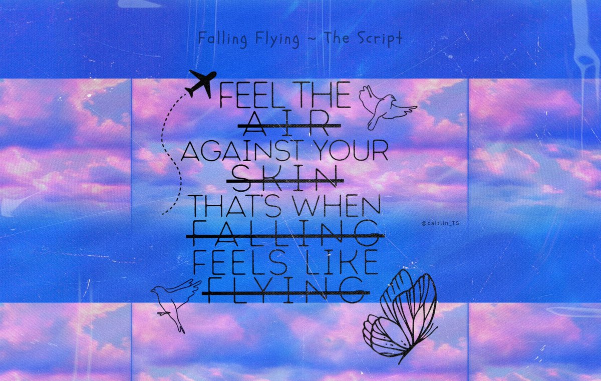 caitlin_TS's tweet image. : : feel the air against your skin that’s when falling feels like flying : :
#FallingFlying #ScriptSatellites
Have a brilliant day 💖
#TheScript #TheScriptFamily
#TheScriptEdits
@thescript