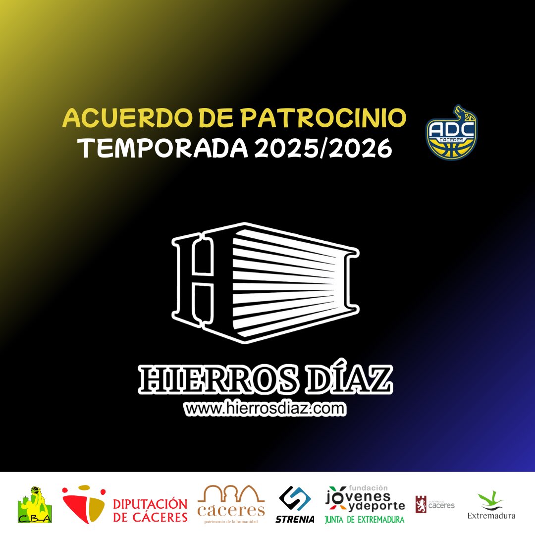 ✅Acuerdos de patrocinios para la temporada 25-26.

🙏 Gracias por confiar en nosotros y apoyar el crecimiento de nuestro club.