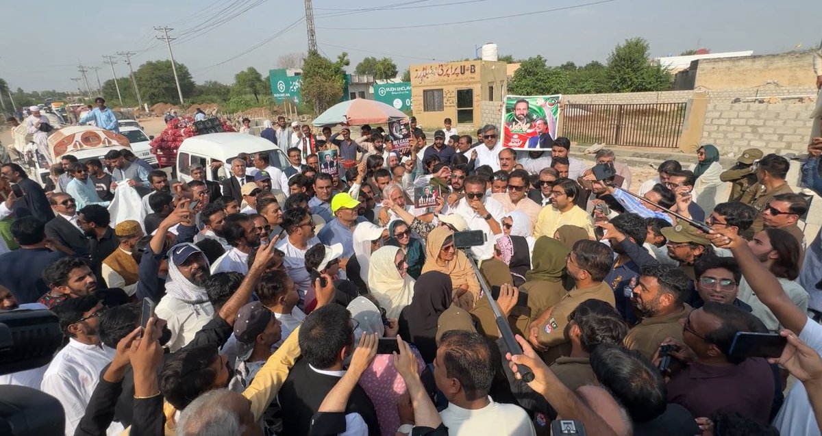 اڈیالہ کے باہر کا منظر 🔥