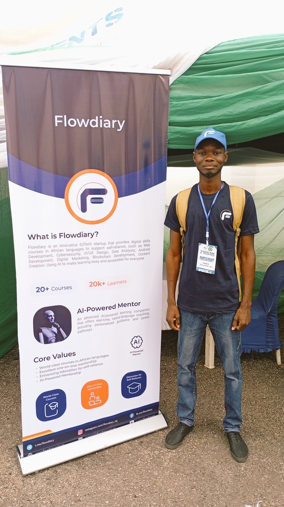 flowdiaryng's tweet image. 🎉🎊 Our CEO, Muhammad Auwal Ahmad (@MohiddeenAhmad) at the Kano Digital Conference 2.0, happening right now at the State House, in the heart of #Kano city
#FlowdiaryToTheWorld 🌍
#FlowdiaryApp #LearnOnFlowdiary #DigitalKano #DigitalSkills #AI #innovation